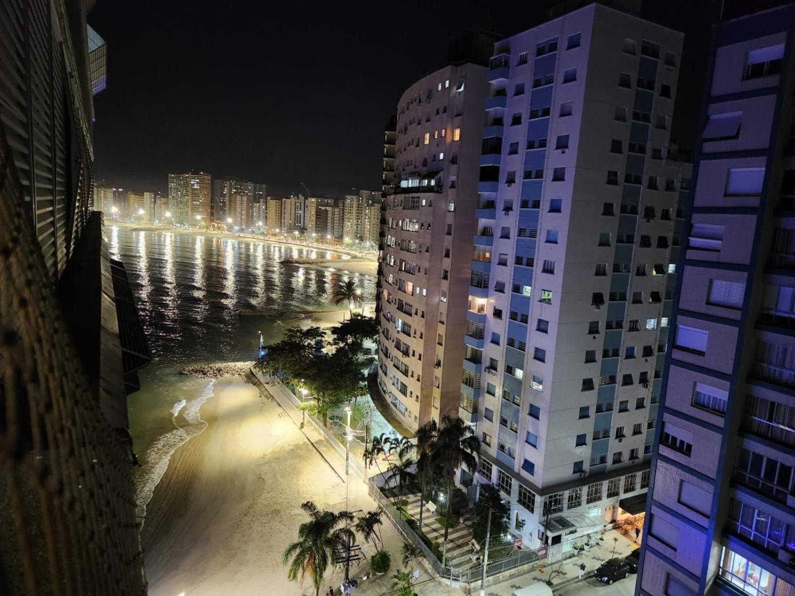 Appartamento Ape Pe Na Areia 3Quartos/2Vagas São Vicente Esterno foto